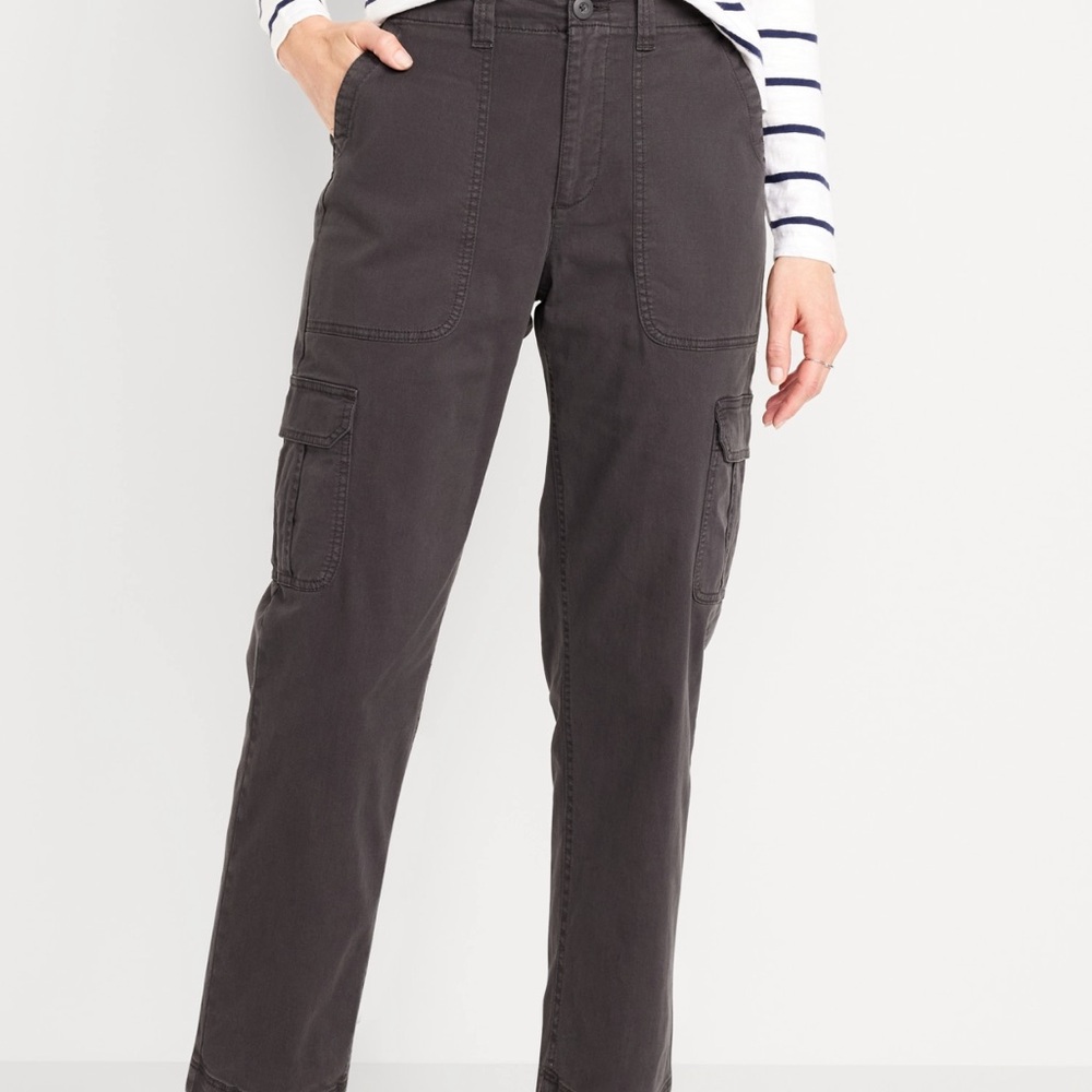 Old Navy Straight Leg Pants - Dark Gray